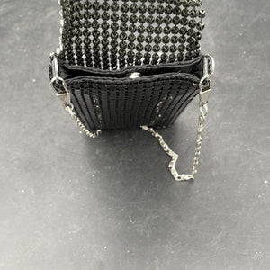 Black and silver  little bag