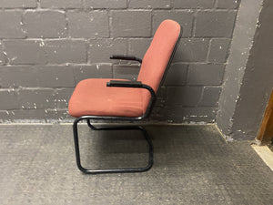 Red Visitors Chair with arms