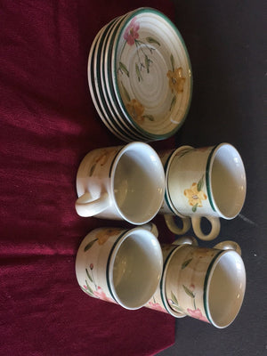 Tea Cup and Saucer (set of 6)