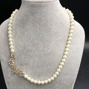Beaded  and gold neck  chain