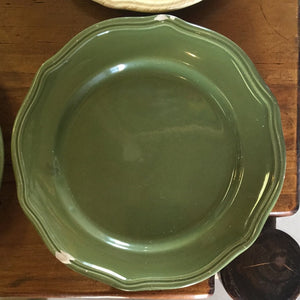 Side plates Green and Beige