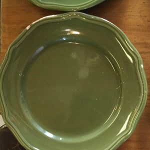 Side plates Green and Beige