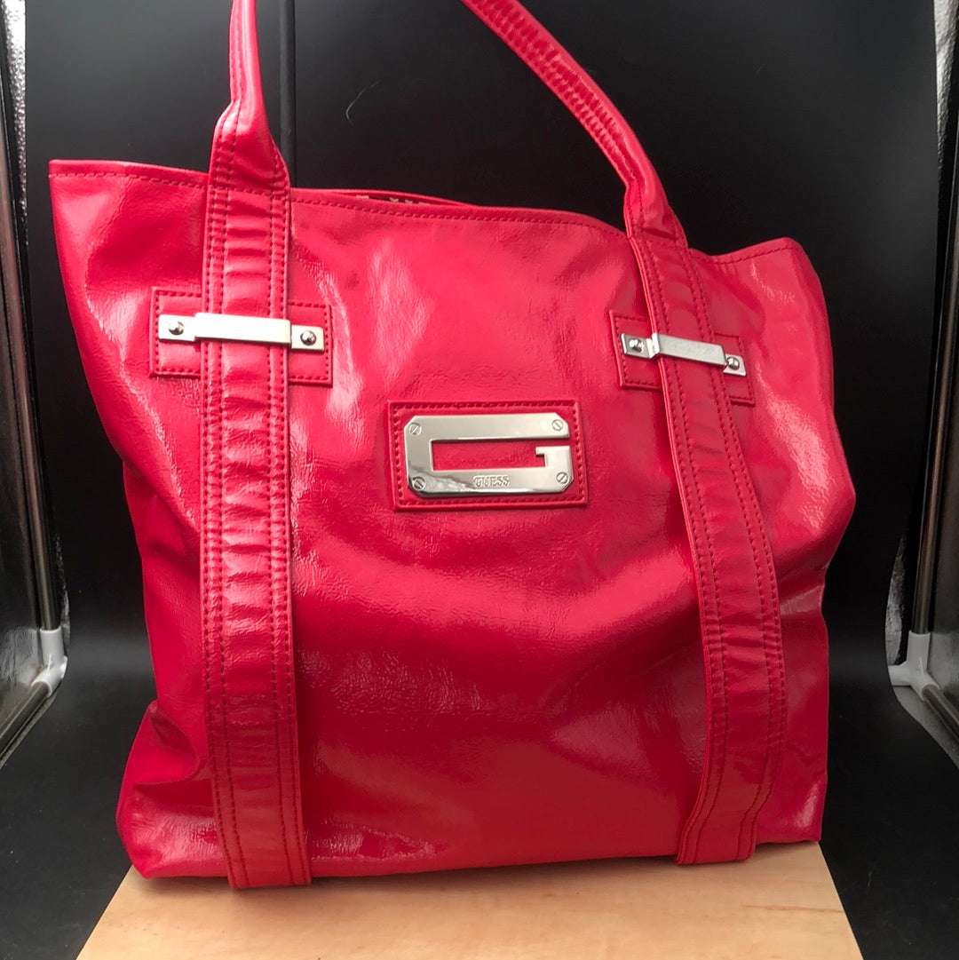 Pink guess handbag