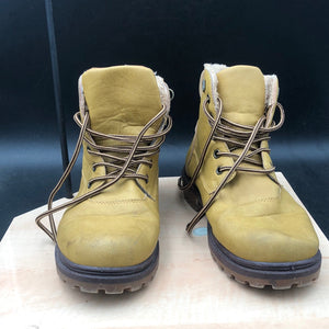 Tan Sheepskin trim boots