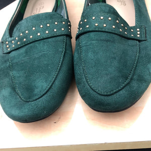 Green Suede Pump shoe - 5