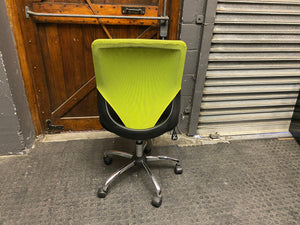 Lime and Black Chair