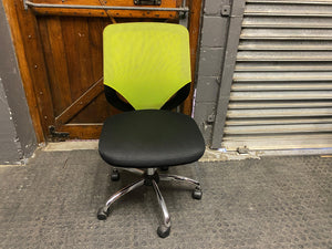 Lime and Black Chair