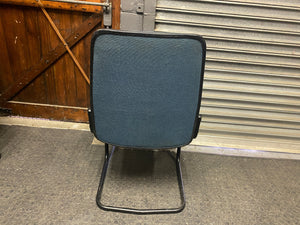 Light Blue Visitors Chair - Wear and Tear