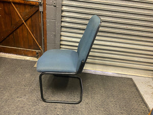 Light Blue Visitors Chair - Wear and Tear