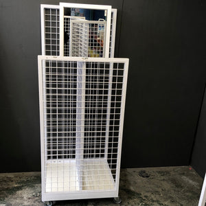 Shop Display - Hanging Mesh with Mirror - REDUCED
