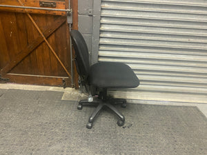 Broad Typist Chair in Black -REDUCED
