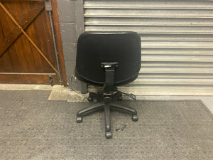 Broad Typist Chair in Black -REDUCED