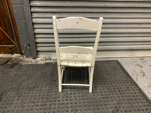 Wooden White Dining Chair - PRICE DROP - PRICE DROP