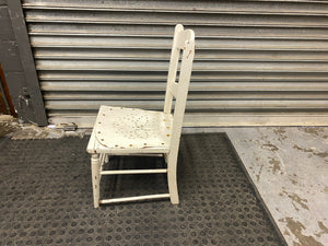 Wooden White Dining Chair - PRICE DROP - PRICE DROP