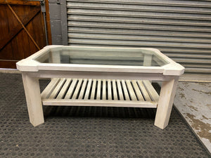 White Beach Styled Coffee Table -REDUCED