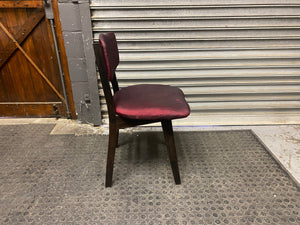Maroon Cushioned Dining Chair