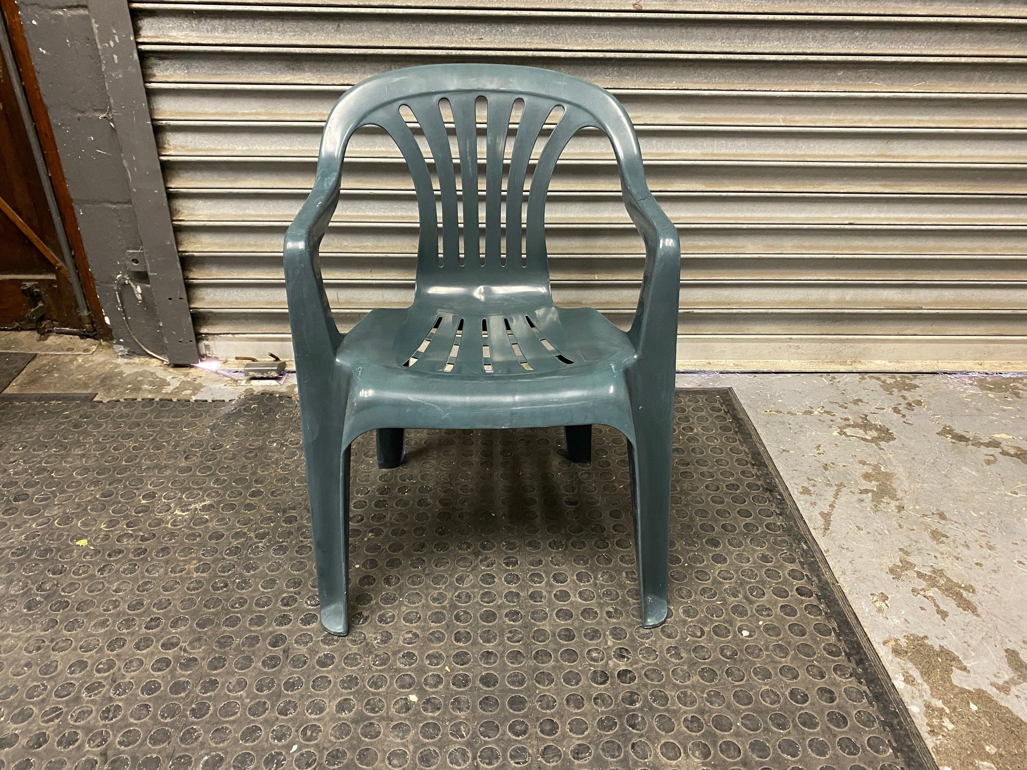 Green Plastic Outdoor Chair
