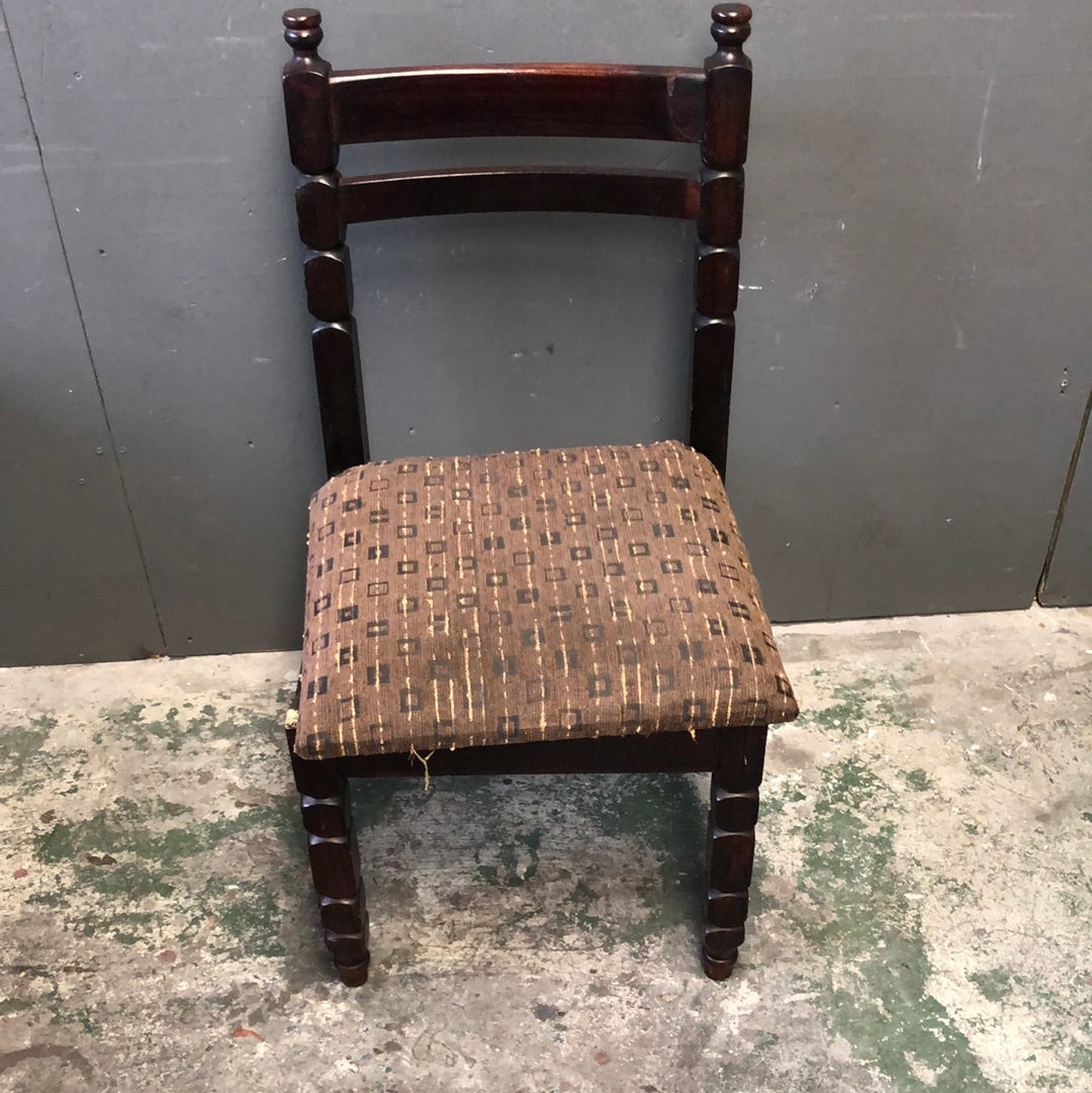 Brown Wood Dining Chair