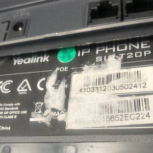 YEALINK T20P IP VOIP Phone (POE) -REDUCED