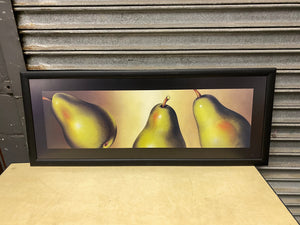 Large 3 Pears Framed Print -REDUCED