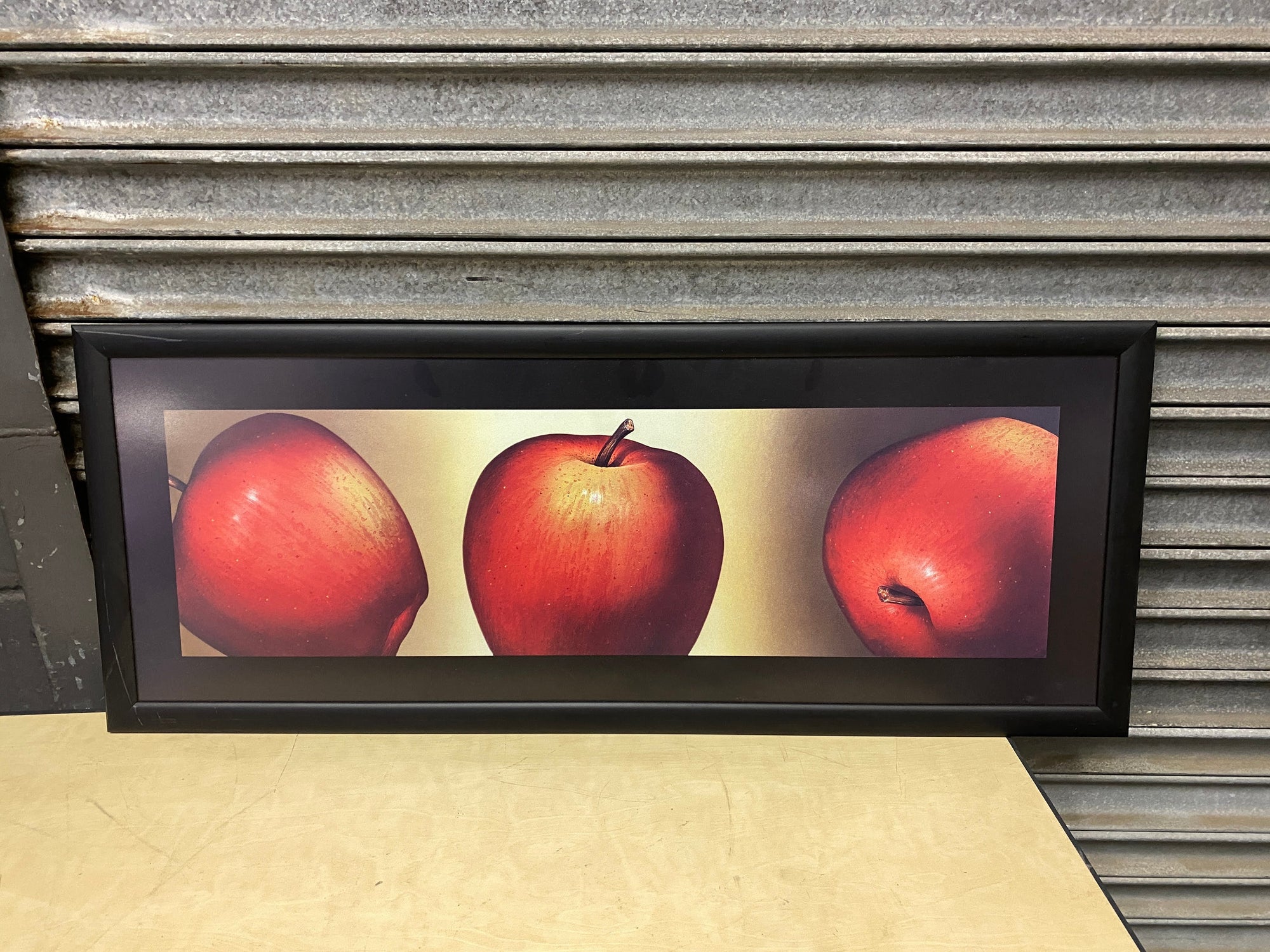 Large Red Apples Print Framed -REDUCED