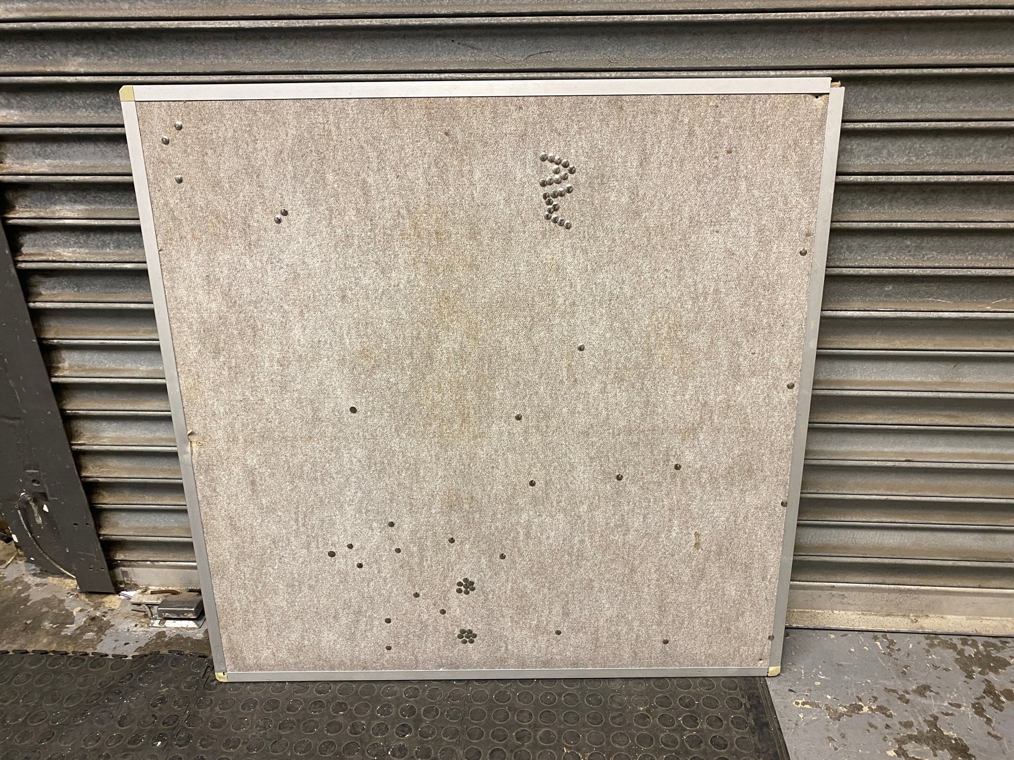 Grey Pin Board 102cm x 103cm -REDUCED