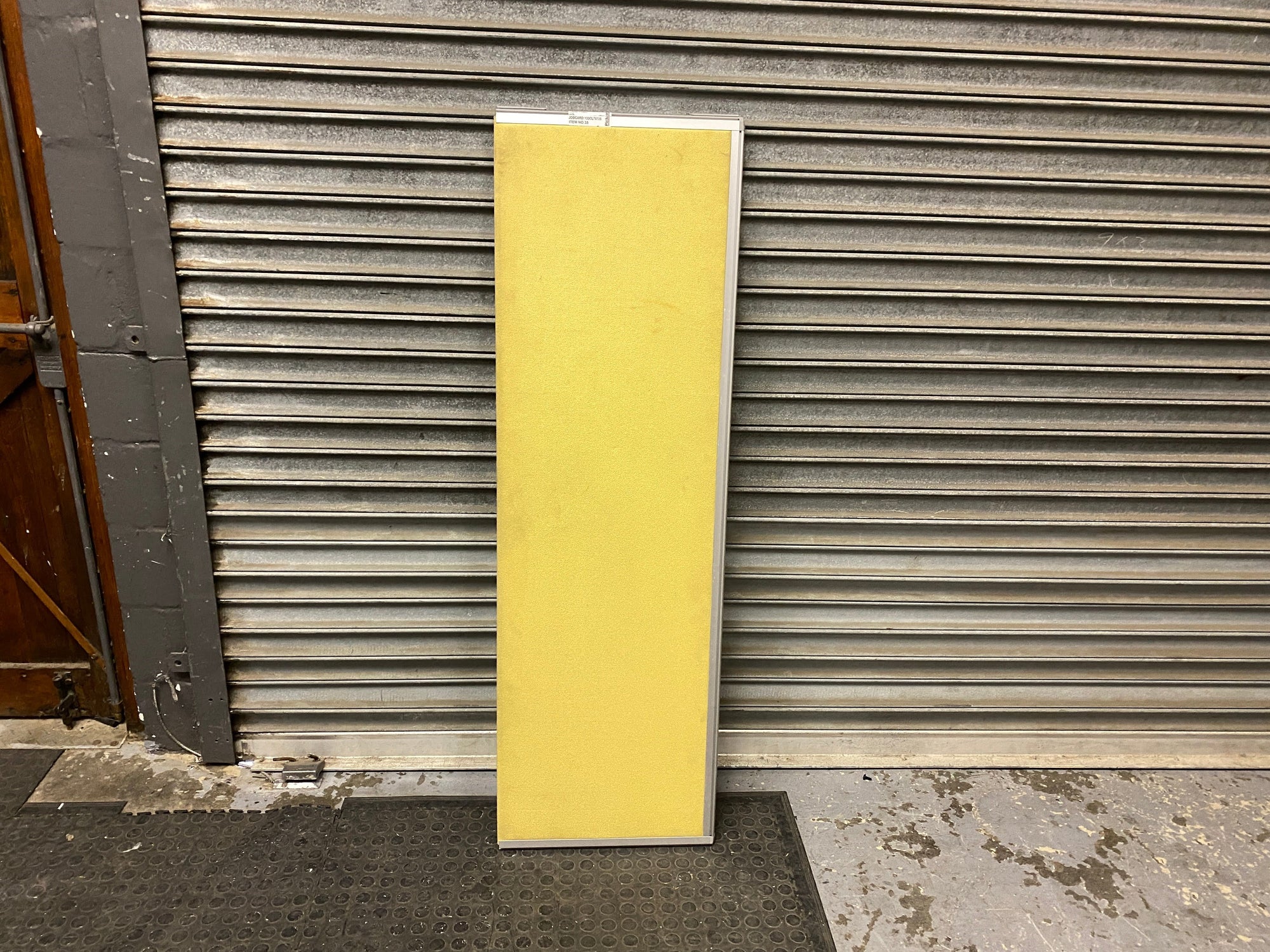 Yellow Office Divider 47cm 150cm