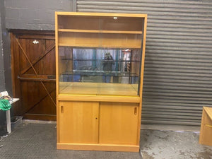 Display Cabinets With Lights & Mirror - REDUCED - REDUCED BARGAIN