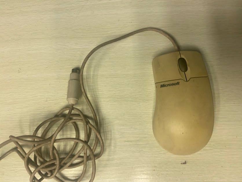 Microsoft Grey PS2 Mouse
