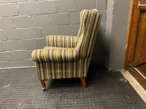 Green & Purple Arm Chair - REDUCED
