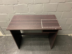 Single Dark Wood Desk -REDUCED