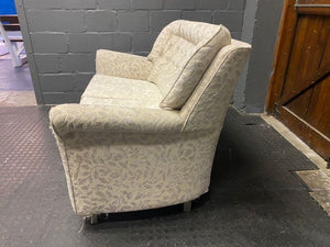 Two Seater Cream Fabric Couch - REDUCED