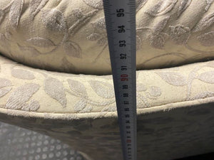 Two Seater Cream Fabric Couch - REDUCED