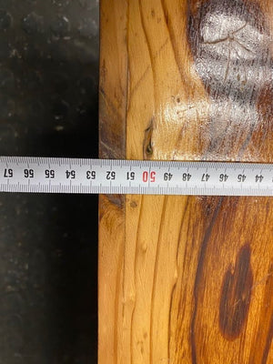 Wooden Coffee Table Steel Legs -REDUCED