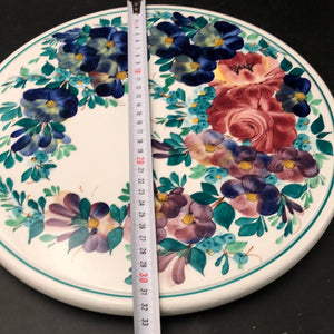 Floral Ceramic Display Plate