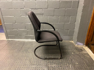 Black Office Visitors Chair -REDUCED - PRICE DROP