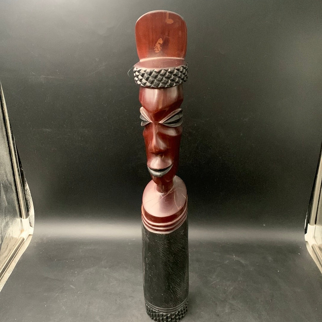 Carved heads Zimbabwean