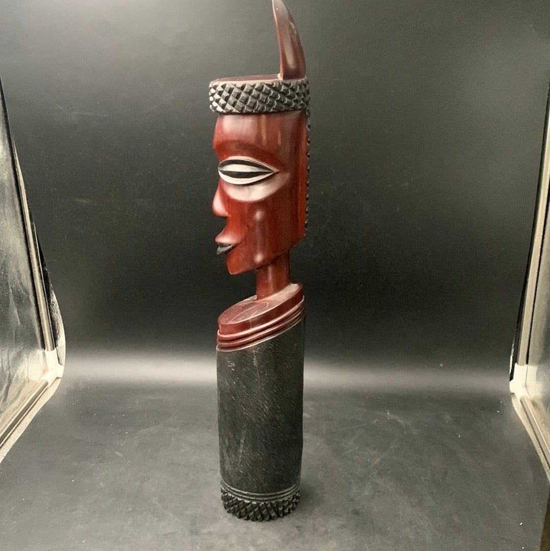 Carved heads Zimbabwean