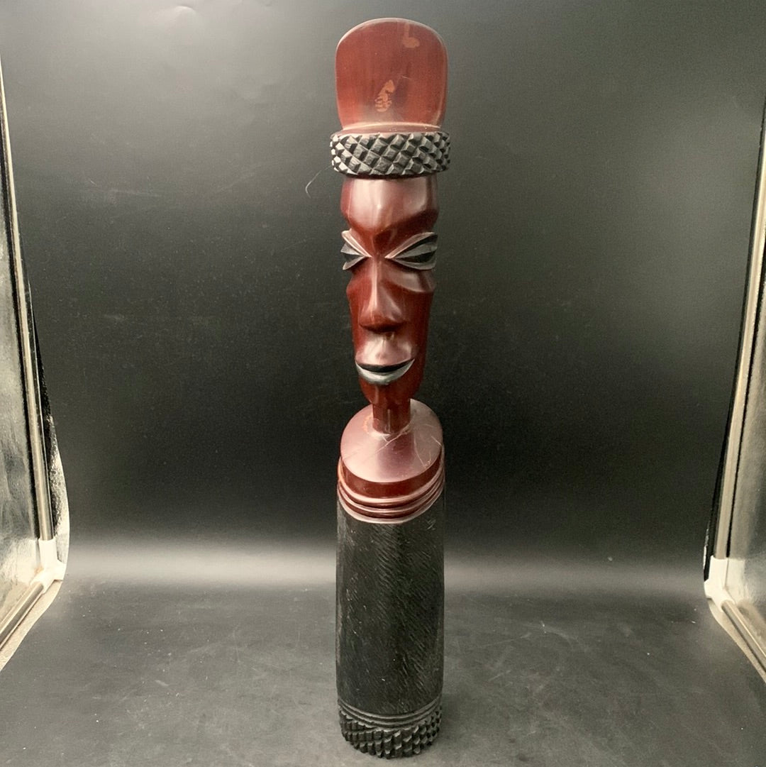 Carved heads Zimbabwean