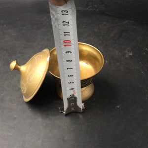 Small Brass Bowl with lid