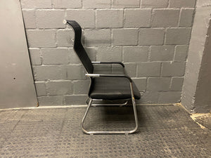 Black High Back Visitors Chair