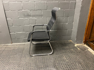 Black High Back Visitors Chair