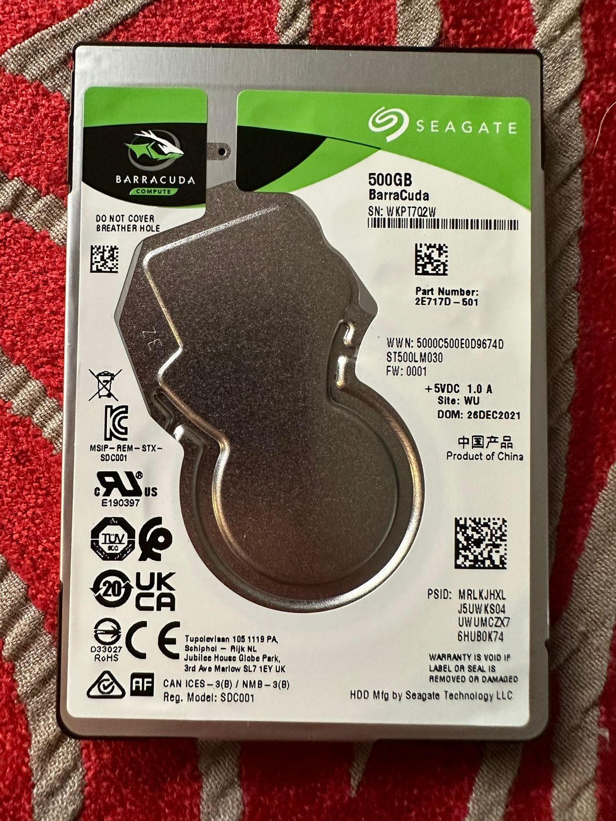 Seagate 500GB Hard Drives(BarraCuda)