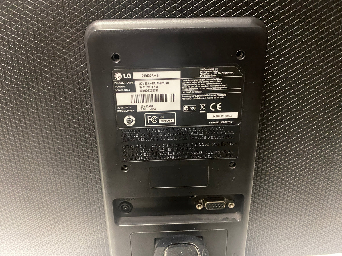LG LCD Monitor 20 inch 20M35A SA