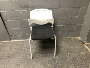 White plastic visitors chair - PRICE DROP