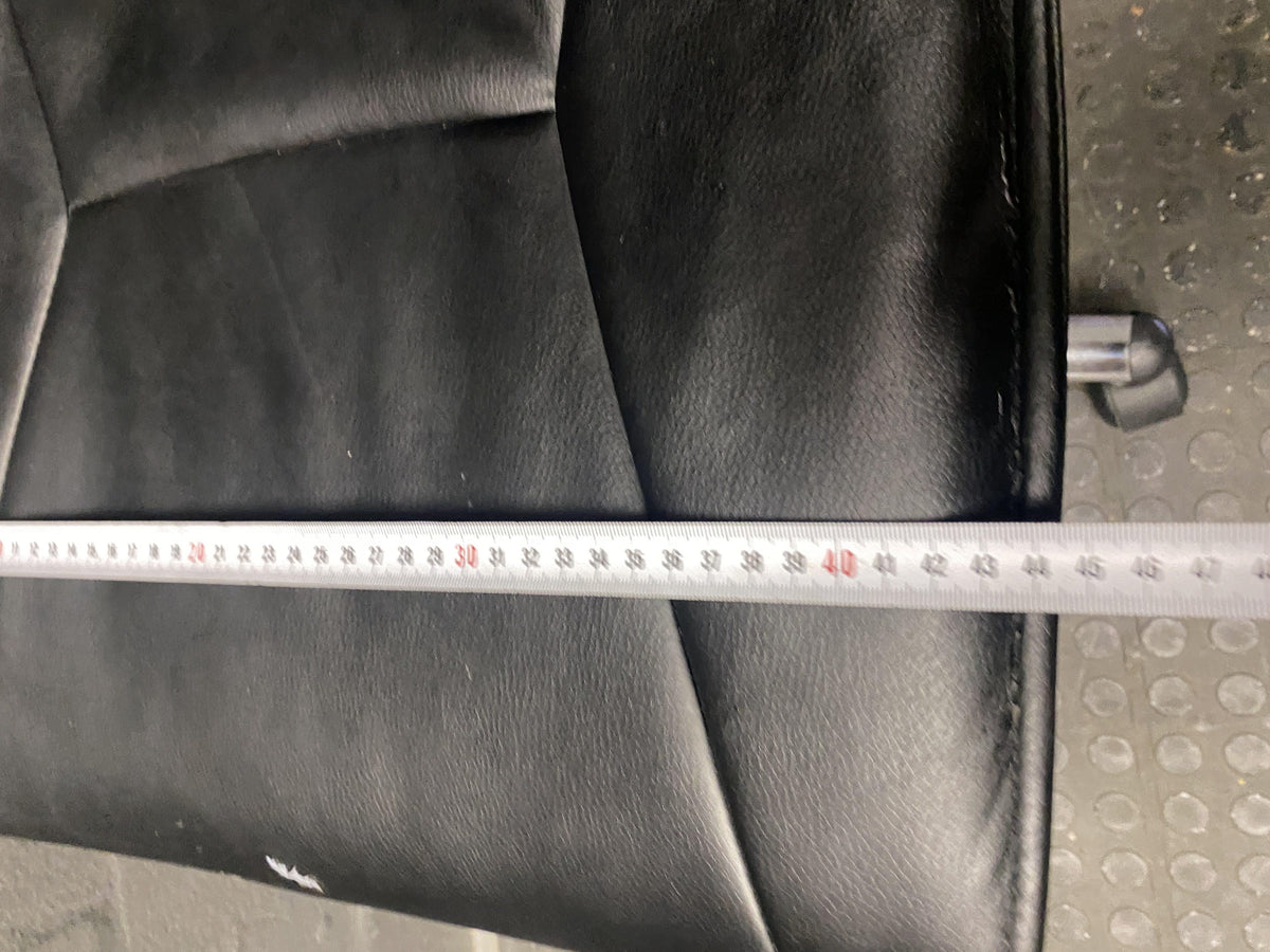 Pleather office chairs with no arms - PRICE DROP