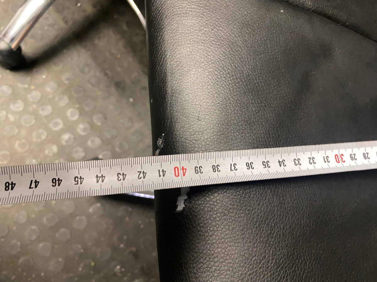 Pleather office chairs with no arms - PRICE DROP