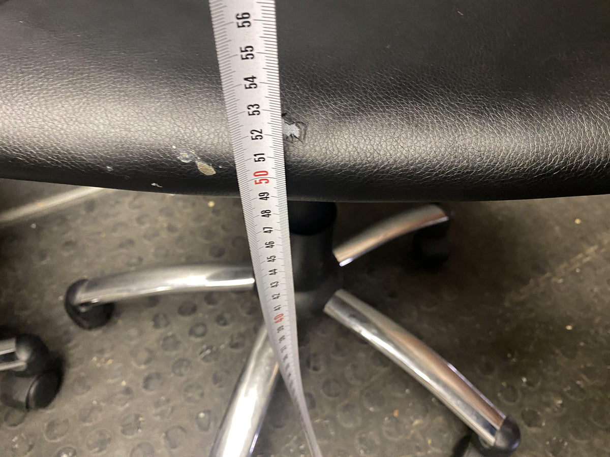Pleather office chairs with no arms - PRICE DROP