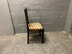 Zebra Wooden Dining Chair - PRICE DROP
