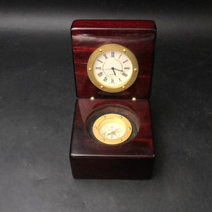 Watch an compass wooden box